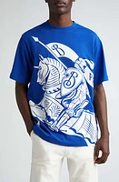 burberry EKD Graphic T-Shirt Knight/White at Nordstrom,