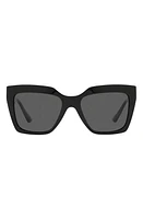 Versace 56mm Square Sunglasses in Black at Nordstrom