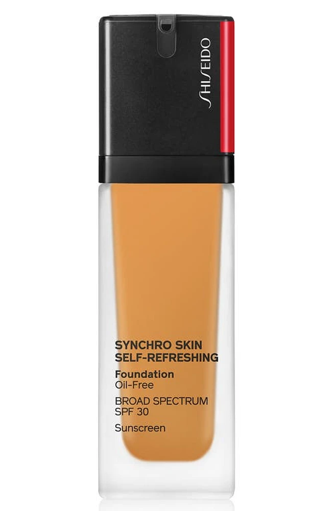 Shiseido Synchro Skin Self-Refreshing Liquid Foundation in 420 Bronze at Nordstrom