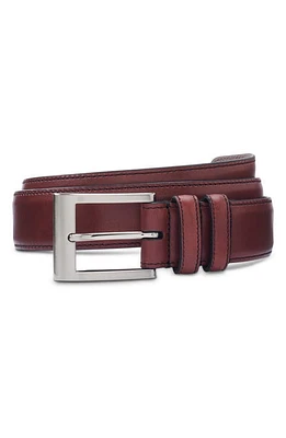 Allen Edmonds Basic Wide Leather Belt Oxblood at Nordstrom,