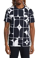 Original Penguin Geometric Graphic T-Shirt Dark Sapphire at Nordstrom,