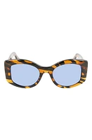 Lanvin Mother & Child 51mm Rectangular Sunglasses in Tiger at Nordstrom