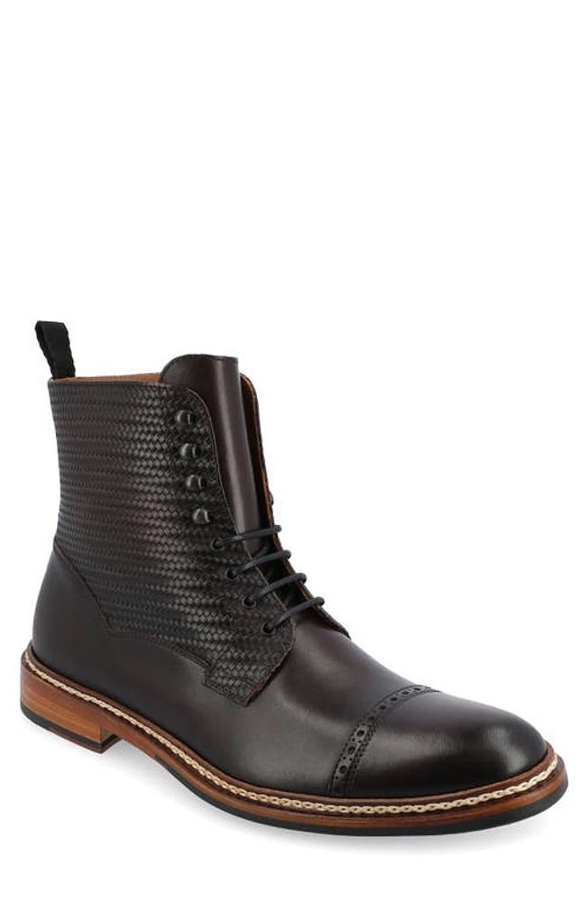 TAFT The Jones Cap Toe Boot Oxblood at Nordstrom,