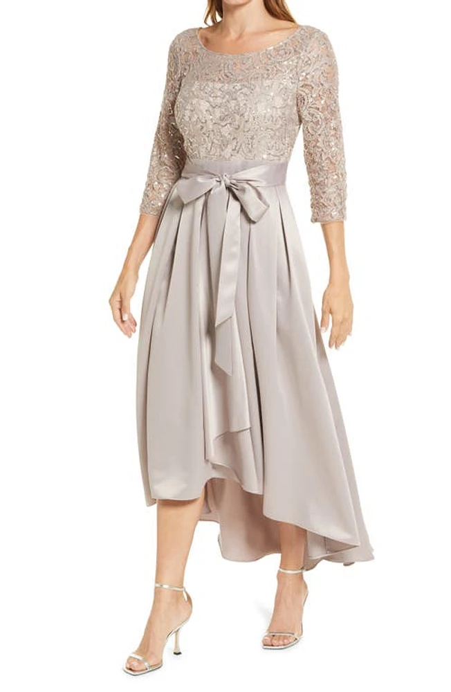 Alex Evenings Sequin Lace High-Low Cocktail Dress at Nordstrom,