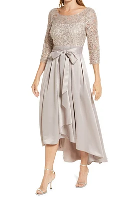 Alex Evenings Sequin Lace High-Low Cocktail Dress at Nordstrom,