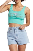 Billabong Search for Stoke Crop Graphic Tank Bright Lagoon at Nordstrom,