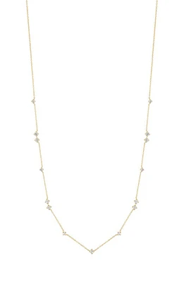 Bony Levy Liora Diamond Station Necklace in 18K Yellow Gold at Nordstrom