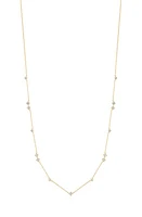 Bony Levy Liora Diamond Station Necklace in 18K Yellow Gold at Nordstrom