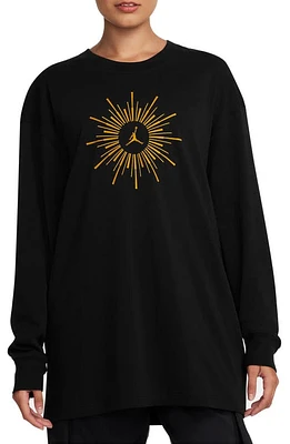 Jordan Flight Heiress of Optimism Long Sleeve Oversize Cotton T-Shirt at Nordstrom,