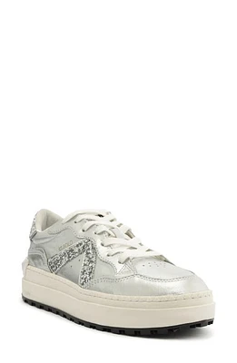 Schutz ST Bold Sneaker Prata/White at Nordstrom,