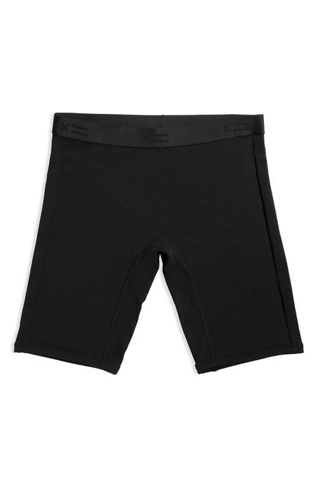 TomboyX Stretch Modal 9-Inch Boxer Briefs in Black at Nordstrom, Size Small