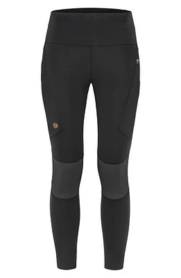 Fjällräven Women's Abisko Pro Trekking Tights Black-Iron Grey at Nordstrom,