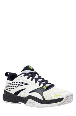 K-Swiss Speedex Tennis Shoe White Peacoat Lime Green at Nordstrom,