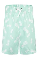 Hurley Kids' Pineapple Pool Party Swim Trunks Green Glow at