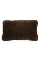 UnHide Squish Fleece Lumbar Pillow in Chocolate Hare at Nordstrom