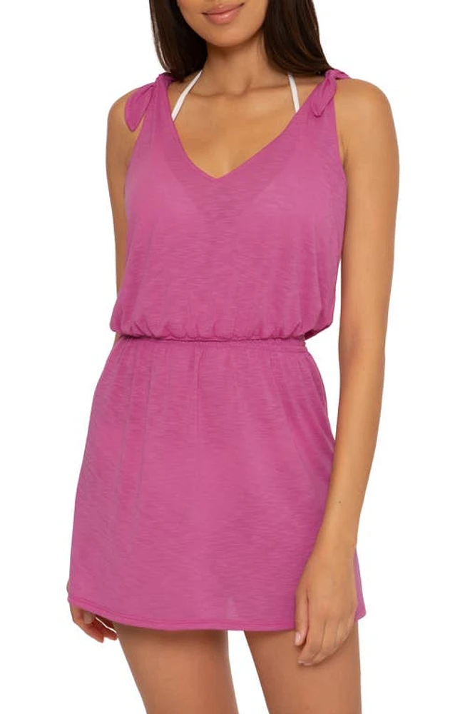 Becca Breezy Basics Smocked Waist Cover-Up Dress at Nordstrom,