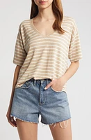 Faherty Linen V-Neck T-Shirt at Nordstrom,