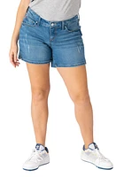 SLINK Jeans Side Vent Denim Shorts Gia at Nordstrom,