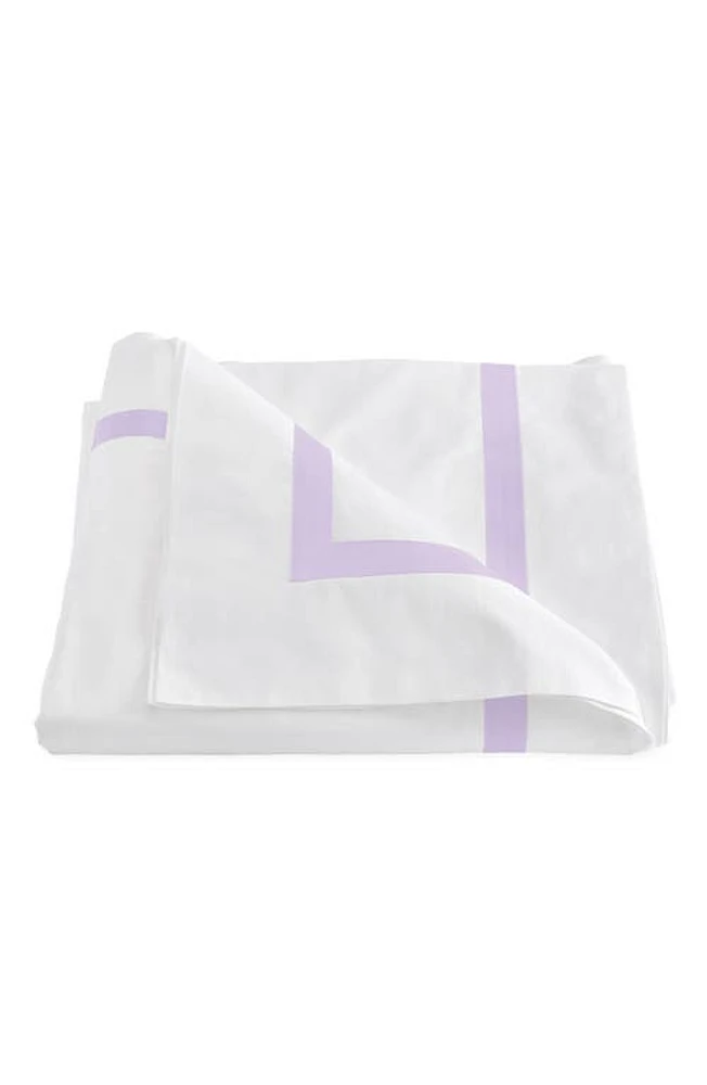 Matouk Lowell Duvet Cover in Violet at Nordstrom