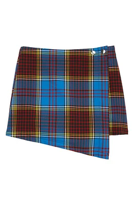 Truce Kids' Plaid Skort in Blue at Nordstrom, Size 16