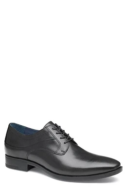 Johnston & Murphy Gibbons Plain Toe Derby Black Full Grain at Nordstrom,