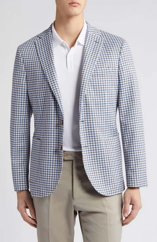 johnnie-O Quentin Check Sport Coat Tan at Nordstrom,