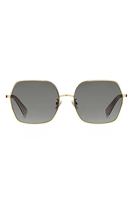 Kate Spade New York eloy 59mm polarized sunglasses in Gold at Nordstrom