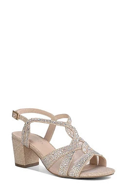 Paradox London Pink Nadia Block Heel Sandal Champagne at Nordstrom,