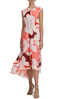 Reiss Becci Floral High-Low Dress Red at Nordstrom, Us