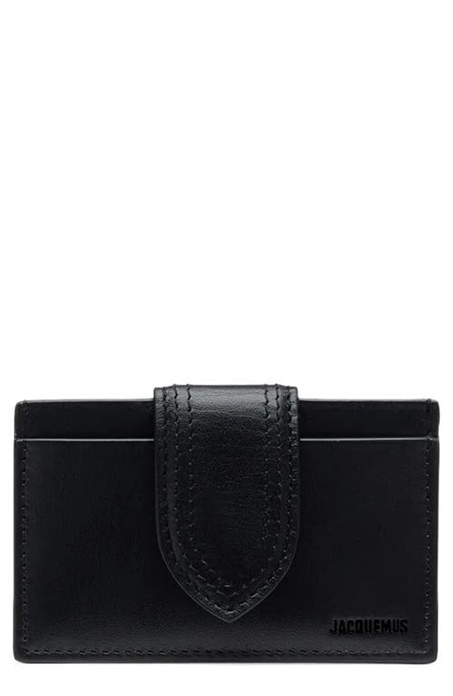 Jacquemus Le Porte Carte Bambino Card Case in Black at Nordstrom