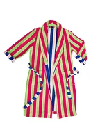 Dusen Dusen Stripe Terry Bathrobe in Garden Stripe at Nordstrom