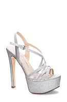 Chinese Laundry Teaser2 Glitter Platform Sandal Silver at Nordstrom,