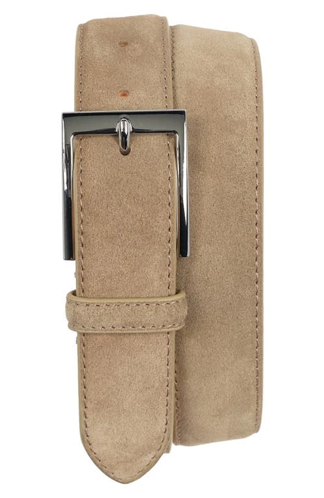 TO BOOT NEW YORK Suede Belt Taupe at Nordstrom,