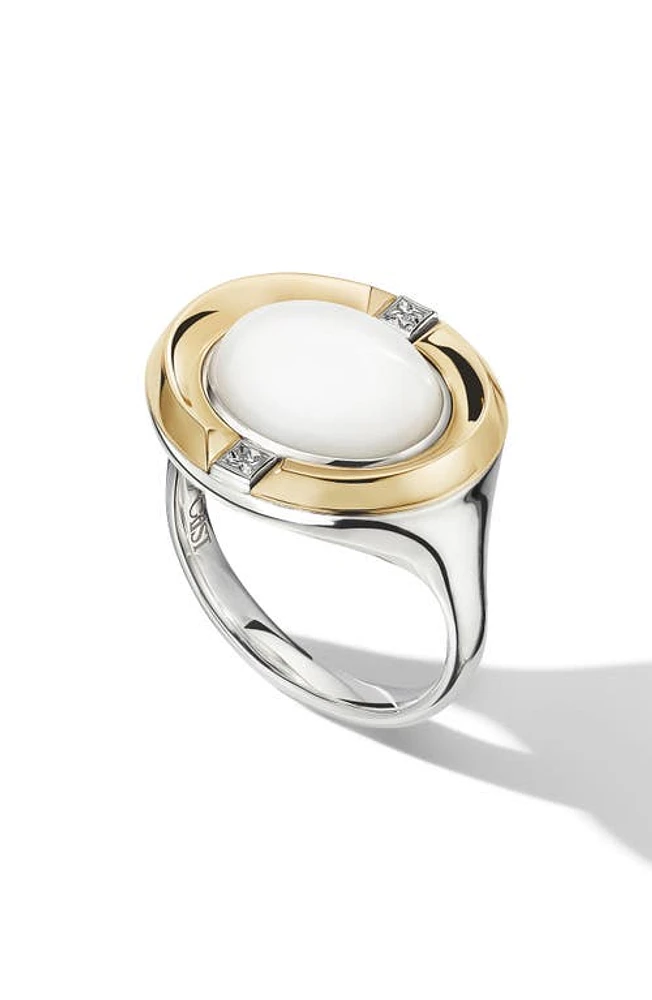 Cast The Rebel Signet Ring in Gold/silver at Nordstrom