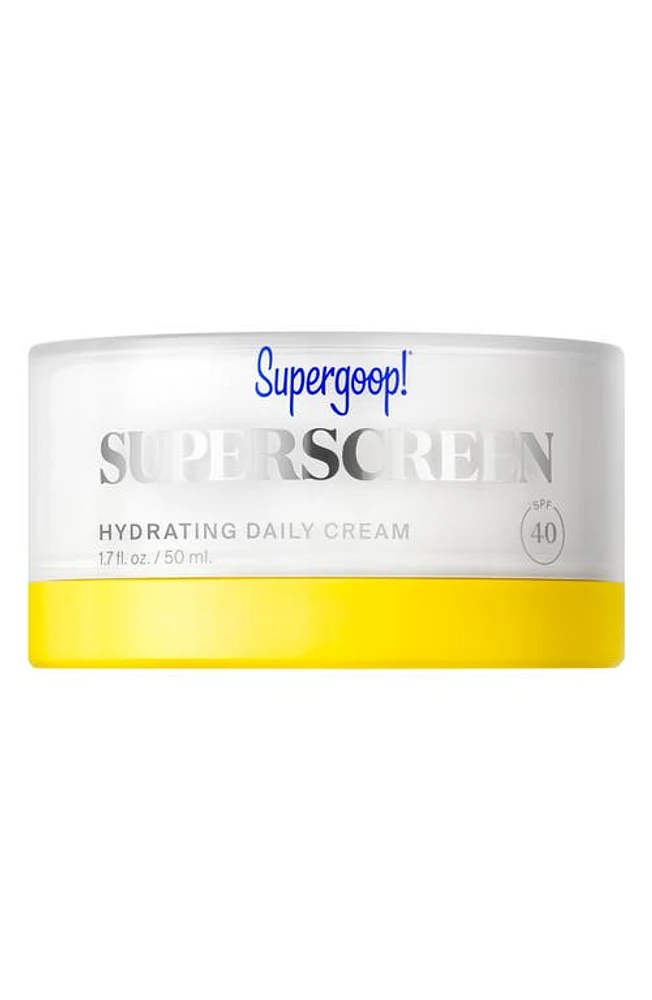 Supergoop! Superscreen Daily Moisturizer SPF 40 at Nordstrom