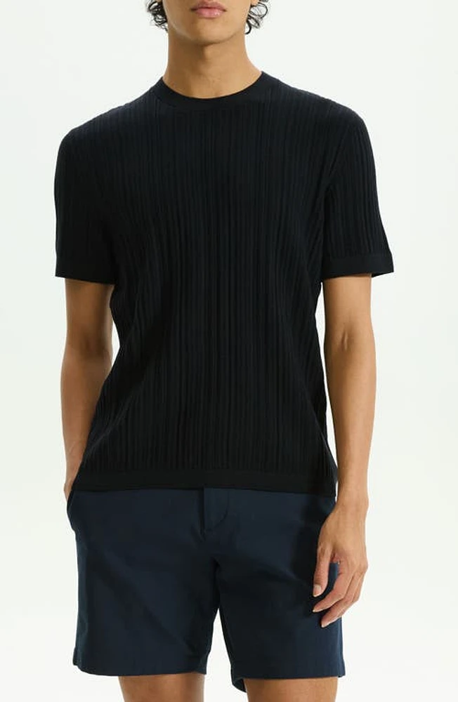 Theory Damian Rib Crewneck T-Shirt at Nordstrom,