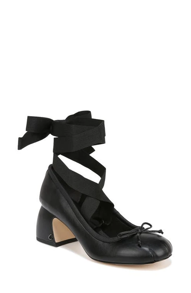 Circus NY by Sam Edelman Della Ankle Wrap Pump Black at Nordstrom,