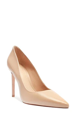 Schutz Lou Pointed Toe Pump Honey Beige at Nordstrom,