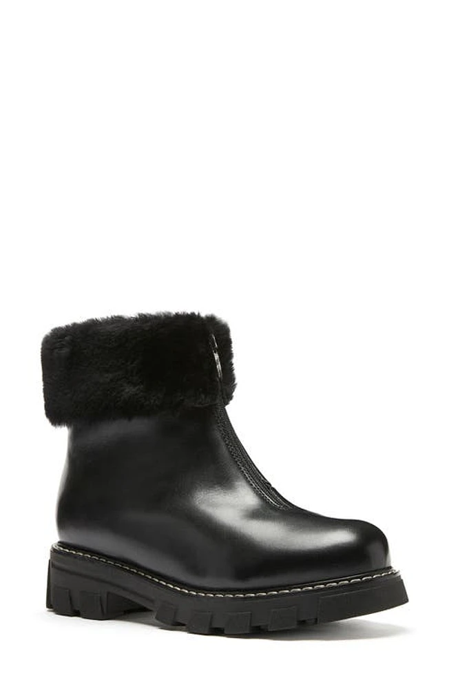 La Canadienne Abba Genuine Shearling Lined Waterproof Bootie Leather at Nordstrom,