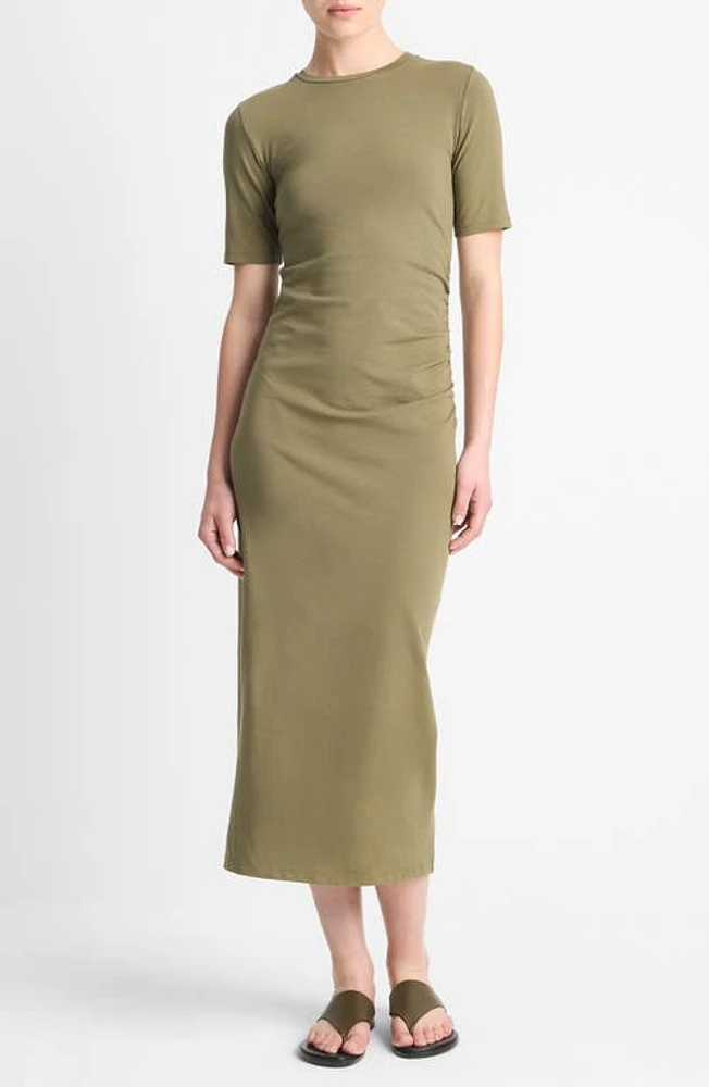 Vince Short Sleeve Midi Dress at Nordstrom,