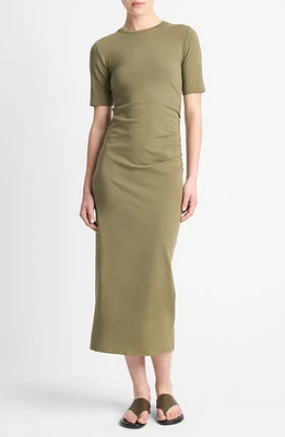 Vince Short Sleeve Midi Dress at Nordstrom,