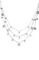 Ettika Set of 3 Disc Necklaces in Silver at Nordstrom