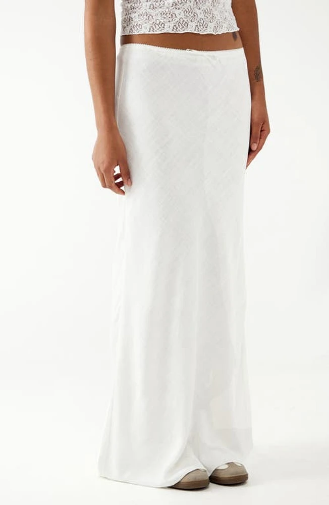 BDG Urban Outfitters Maxi Skirt White at Nordstrom,