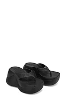 NAKED WOLFE Diva Platform Sandal Black-Rubber at Nordstrom,