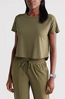 zella Spark Boxy Slub T-Shirt at Nordstrom,