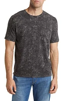 Stone Rose Acid Wash T-Shirt Black at Nordstrom,