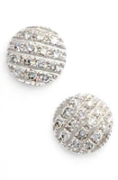 Dana Rebecca Designs 'Lauren Joy' Diamond Disc Stud Earrings in White Gold at Nordstrom