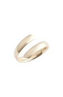 Bony Levy 14K Gold Beveled Edge Bypass Ring Yellow at Nordstrom,