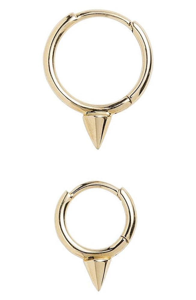 Maria Tash Short Spike Clicker Earring in Yellow Gold at Nordstrom, Size 9.5 Mm