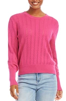 Karen Kane Pointillé Knit Sweater at Nordstrom,